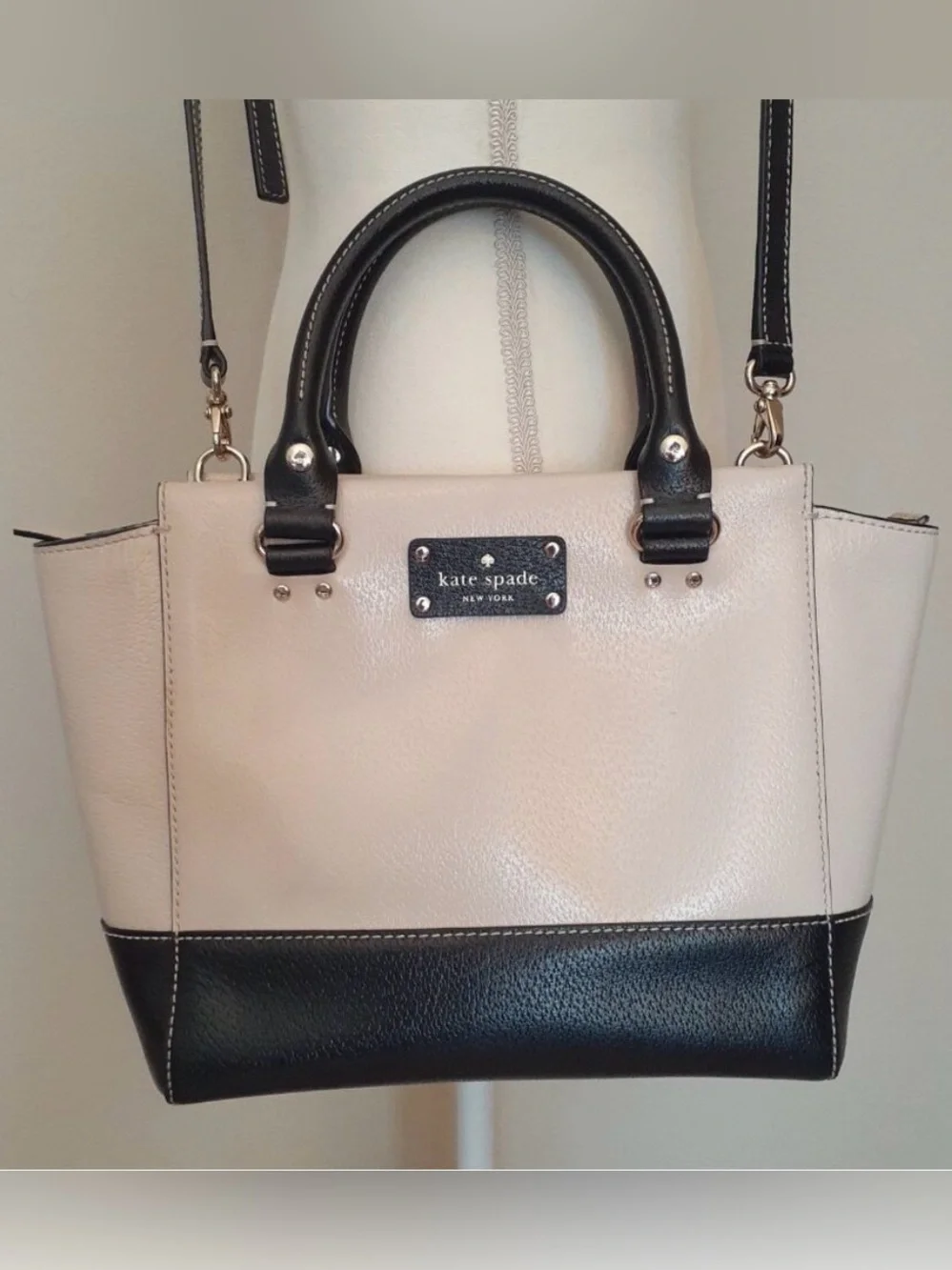 Kate Spade Convertible Pebbled Leather Satchel